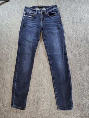 Judy Blue Skinny Jeans Womens 27 Dark Wash Stretch Denim Mid Rise